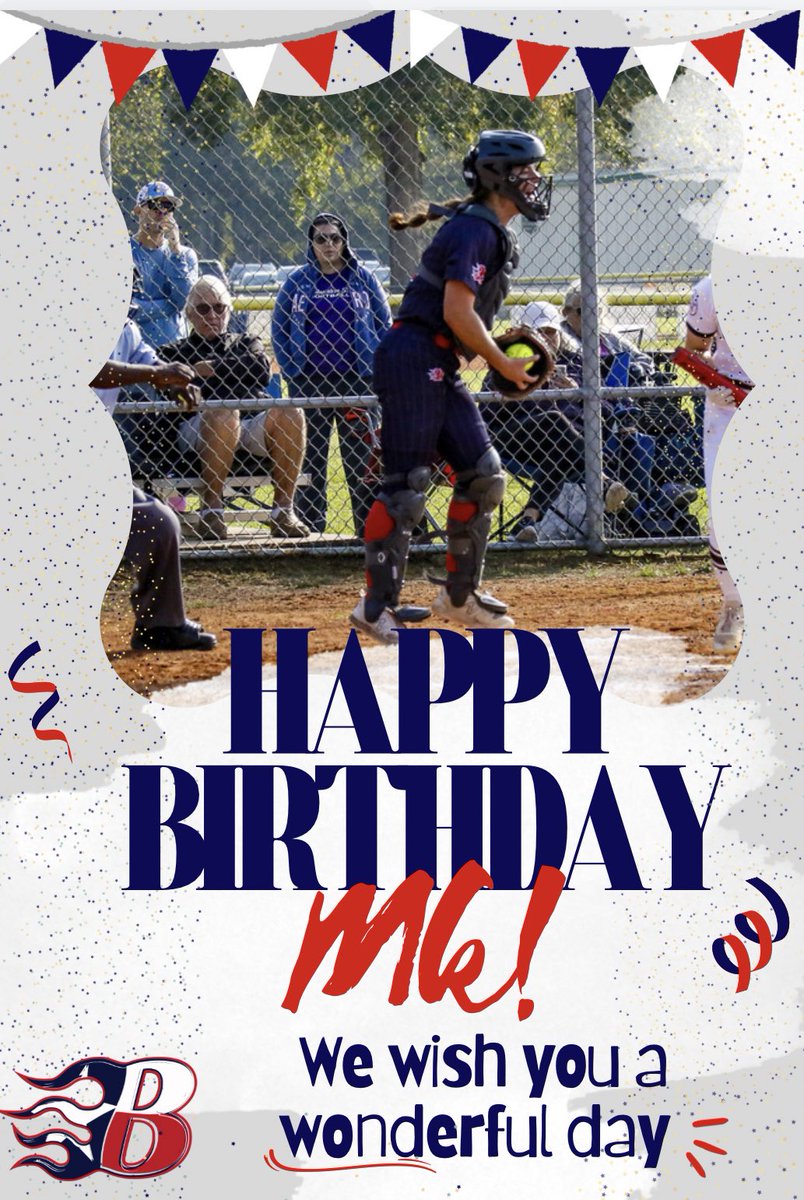 Happy birthday to our stud catcher, Mk Hickey!!! 🔥🔥 We hope you have a wonderful day!!🥳🎉 #bBlaze #bCommitted #BlazeOn #BTheDifference