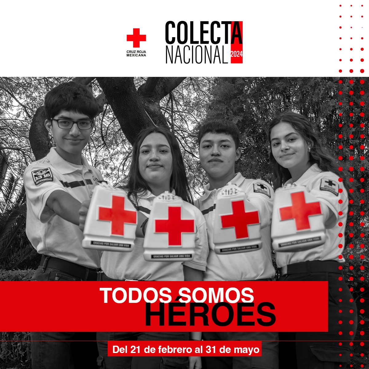 Un acto heroico o un gesto de solidaridad puede salvar vidas ❤️ #ColectaNacional2024. 📷 Más información en: hidalgo.cruzrojamexicana.org.mx