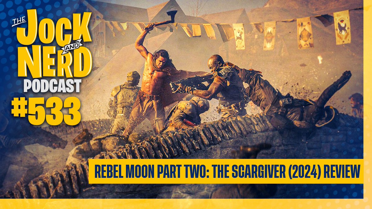 #NEW #jockandnerd #RebelMoonPartTwo review! Plus, breaking down the #DeadpoolAndWolverine trailer, #XMen97 #Fallout #Shogun and more! jockandnerd.com/links
