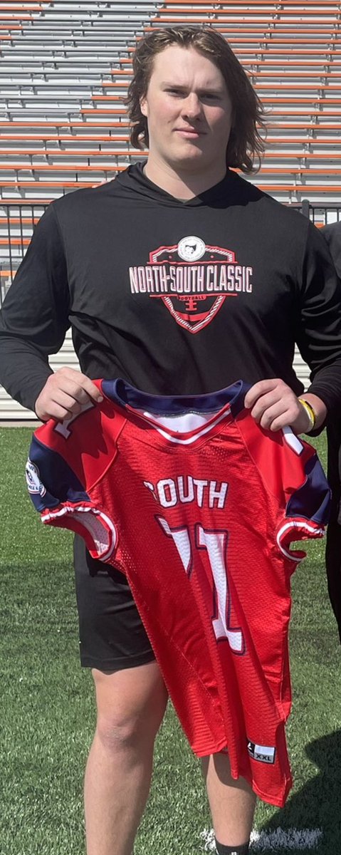 Gabe Funk representing @xeniabucsfb in the @ohsfca north vs south all-star game!