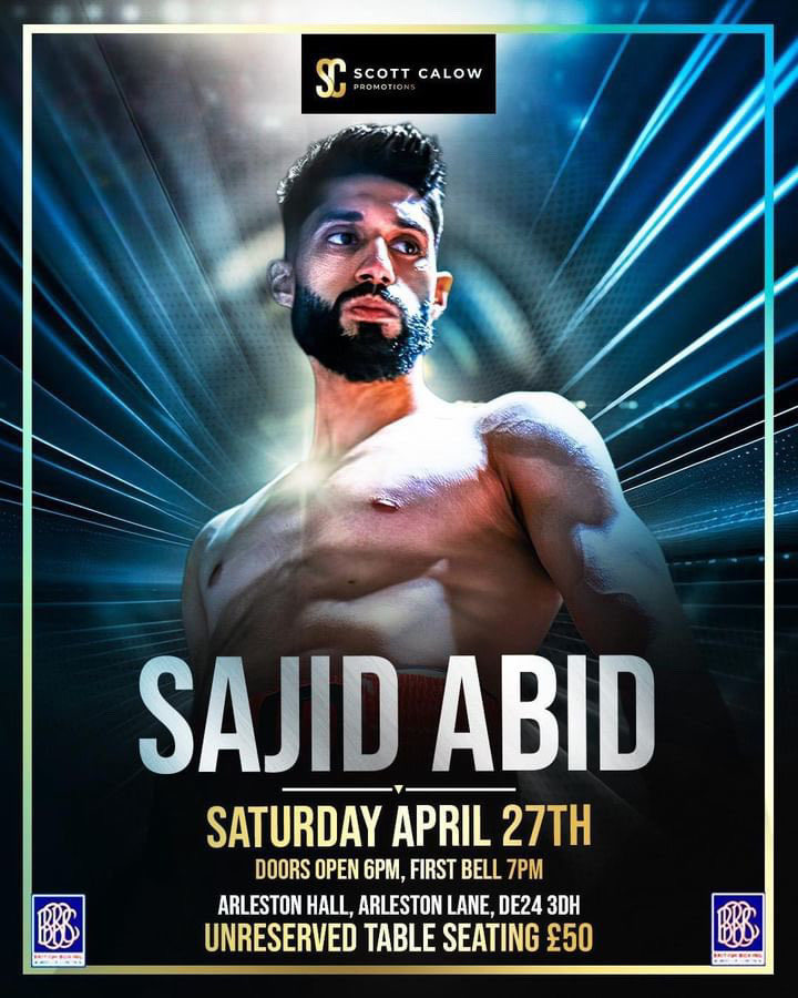 @sajid_abid returns to the ring tonight looking at putting on a show stopping performance. A win here puts him right in the mix for title contention in the months ahead. #cmsportagency