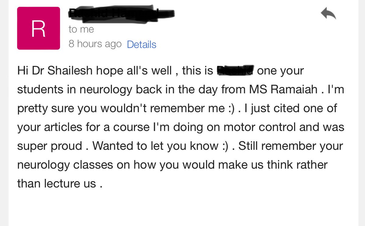 sskphdpt's tweet image. Getting an email from a student from over 20 years ago- saying this makes me super happy! I think this is what it is all about 😀