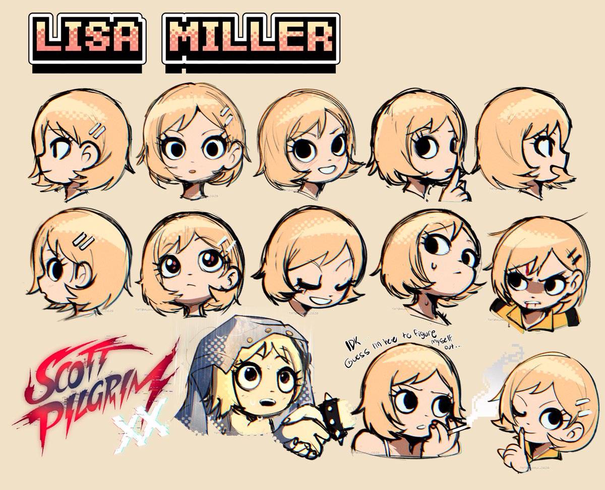 muimui_0625's tweet photo. Good to see you two again!👾🐝

#negascott #lisamiller #ScottPilgrim https://t.co/FJyIPVMTzK