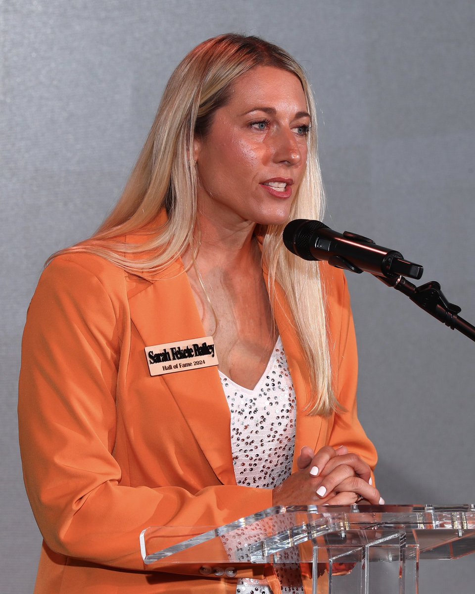 “I gave my all for four years, but the Orange & White gave me a lifetime more.” — Sarah Fekete Bailey, Tennessee Athletics Hall of Famer