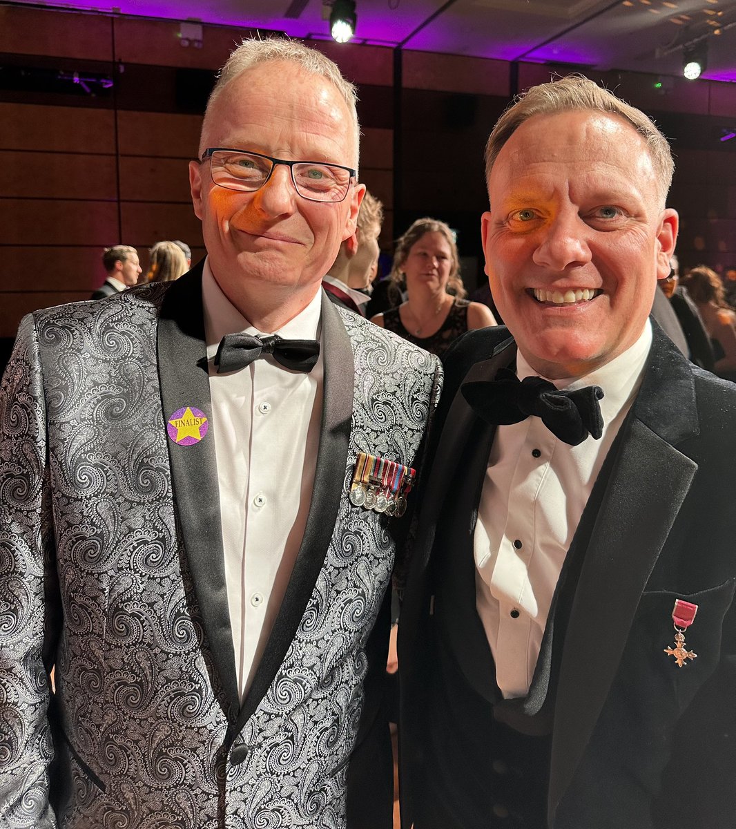 I don’t watch Eastenders but it was lovely to meet actor @antonycotton at the Celebrating Forces Families Awards. A good man and a huge advocate for the Armed Forces. I made it to the final of the Social Media Influencer Category but no-one had ever heard of me. Quite right.