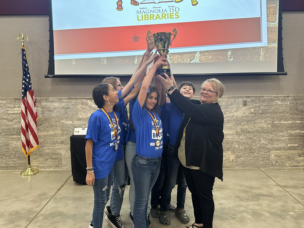 carolramirez72's tweet image. Intermediate Battle of the Books Winners right here!! Great job Bear Branch Intermediate. You deserve it! 
@BearBranchInt 
@MagnoliaISD