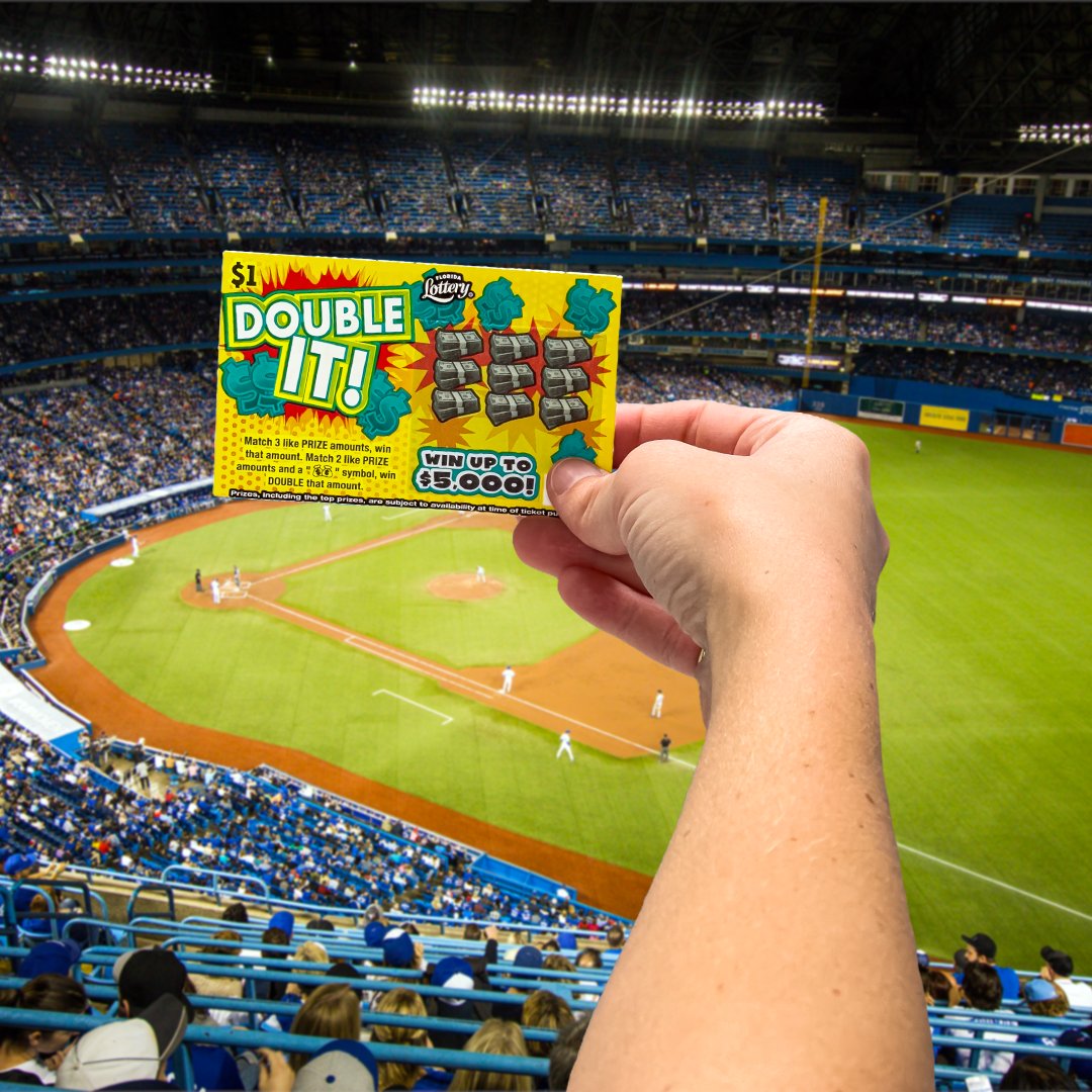 Hit a home run with one of our newest Scratch-Offs, 𝐃𝐎𝐔𝐁𝐋𝐄 𝐈𝐓! ⚾️ #FloridaLottery #ScratchOffs