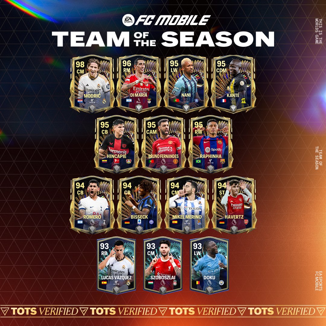 Introducing the #FCMobile Team of the Season. ICONs, Premier League, and Mixed Leagues. Who grabs your attention?