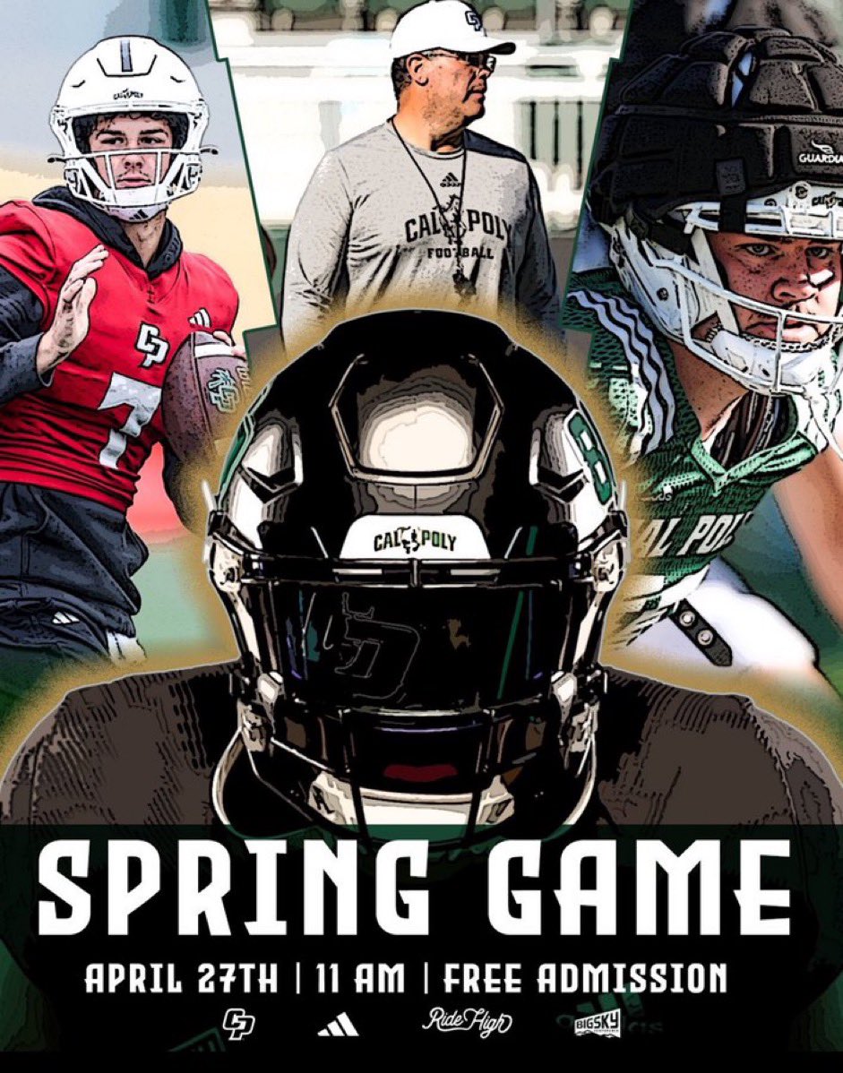 Excited to check out @calpolyfootball tomorrow at their Spring Game @grim_latef @CoachWulff @wesyerty24 @CoachYerty1 @Coach_Ramer @chaparralpumafb @CoachDeeWR