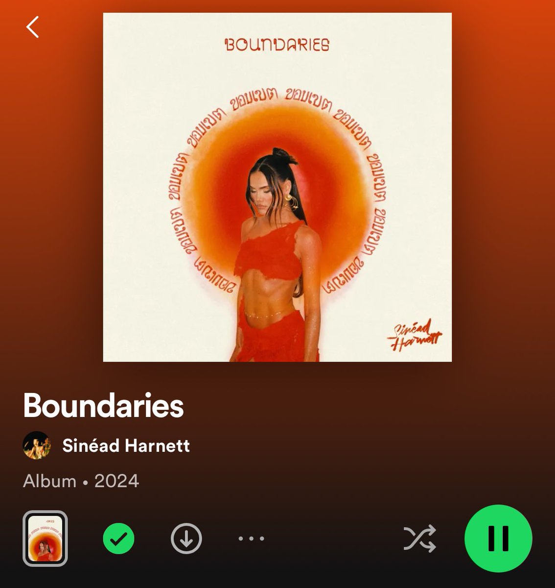 For the R&B lovers, Sinéad dropping a great project today, highly recommend