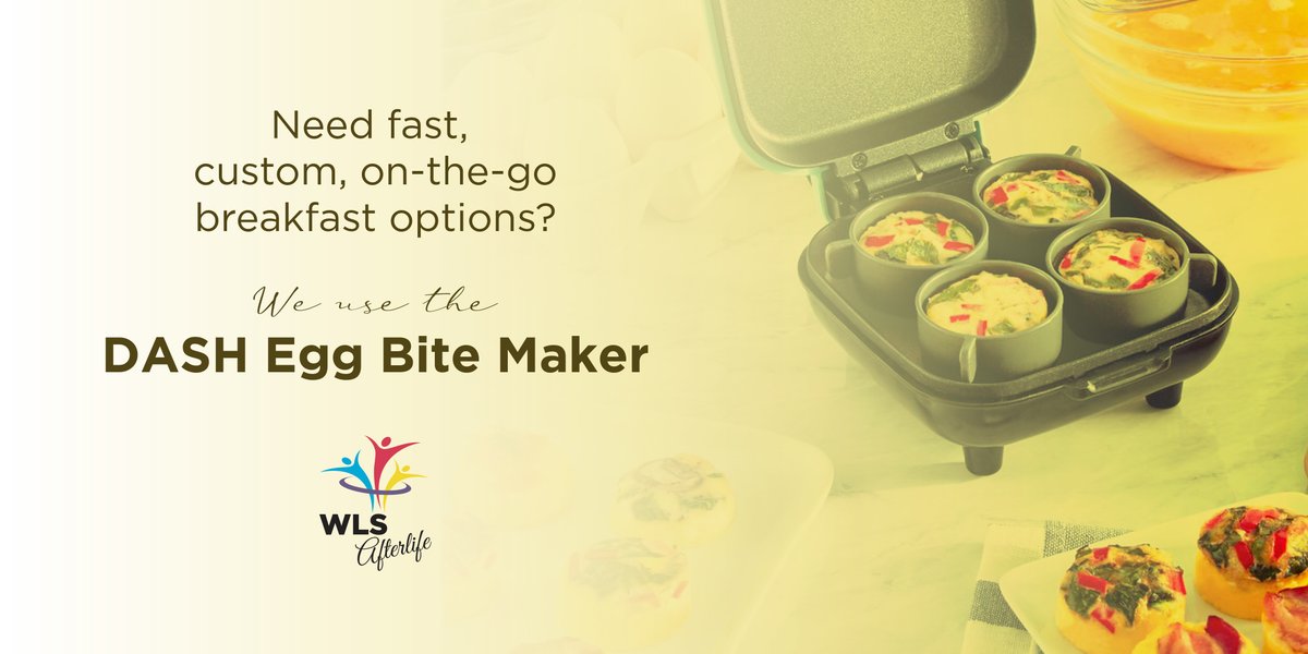 Love those egg bites you get at your favorite drive through? Buy this egg bite maker and save some money and calories!  amzn.to/35C5g96  #eggbites #mealprep #dasheggbites #ad #bariatricproducts