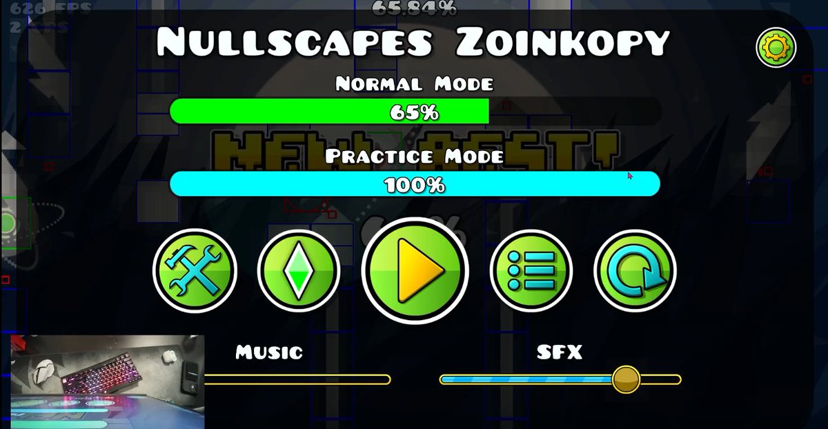 nullscapes 65% passed the mindblock of the predrop