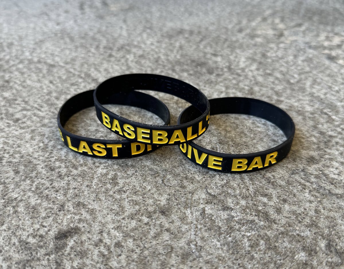 Kelly and black wristbands are back in stock!!! Thank you all for your patience on these two colors! 🔗: lastdivebar.com/products/last-…