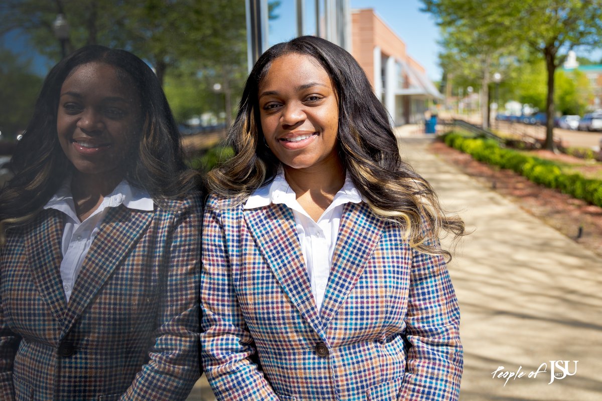 #PeopleofJSU: “That was one of the toughest times ever. Sometimes, I would go in the bathroom and cry or start crying in class because I felt like everybody was looking at me. But throughout the process of having Bell's Palsy, I prayed every day...' facebook.com/jacksonstateu
