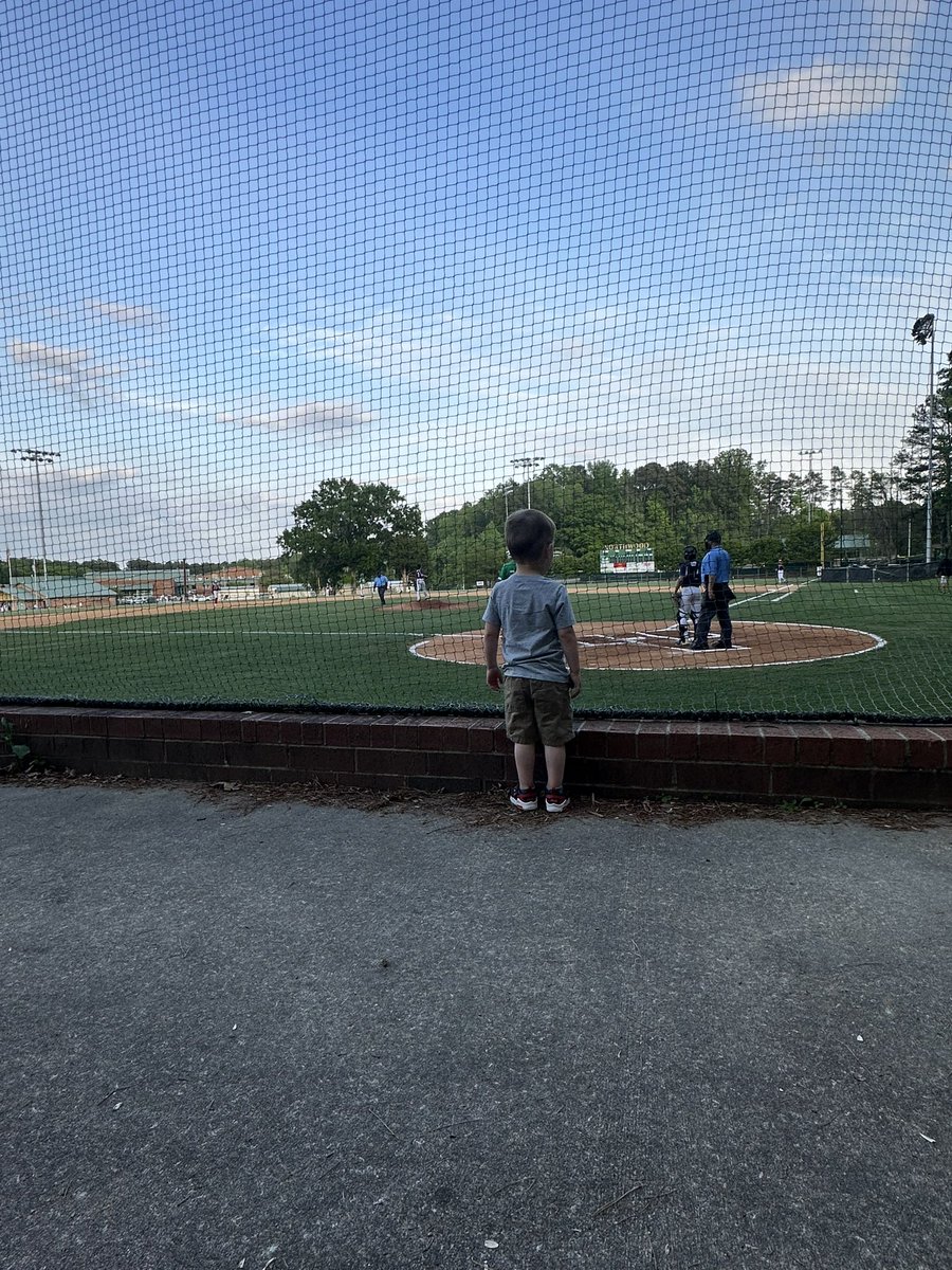 When worlds collide! Easton is loving tonight’s baseball game against @MBPollard and @GMHMiddle! Looking forward to a good last game of the season. Thank you @NHSChargers for the hospitality. #thewildcatway #allN #saddleup