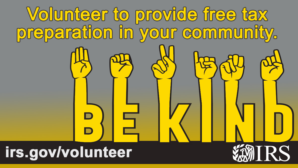 Greeters, interpreters and tax preparers are just a few of the roles available for VITA and TCE volunteers. During #NationalVolunteerWeek, consider signing up to help #IRS serve your community. irs.gov/volunteer