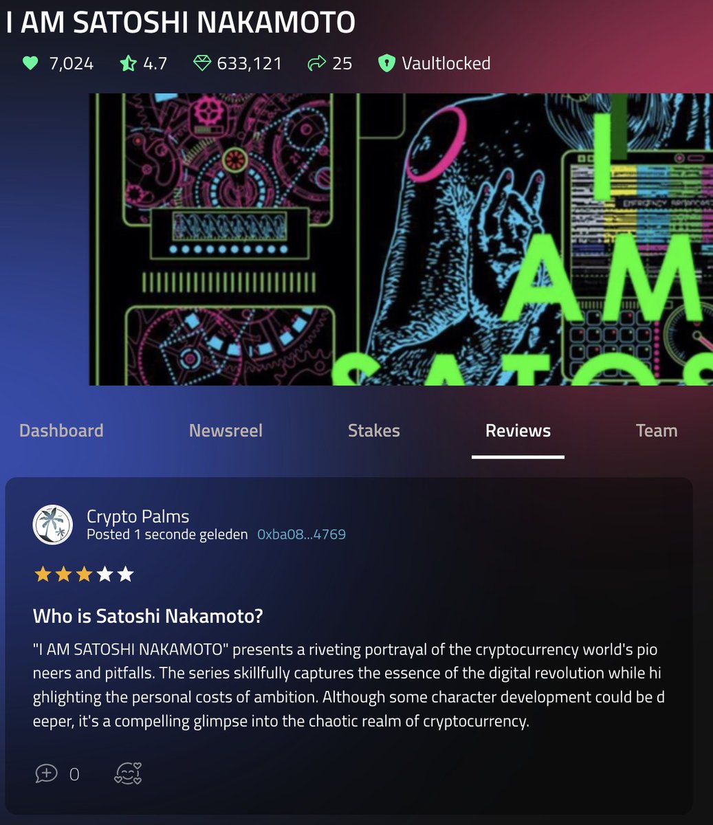 Trader_Palms's tweet image. Join me on Film.io @Filmio_Official people! Sign up below!👇

app.film.io/join/mail/cryp…

GN!🙏

#filmio #original #democratize #films