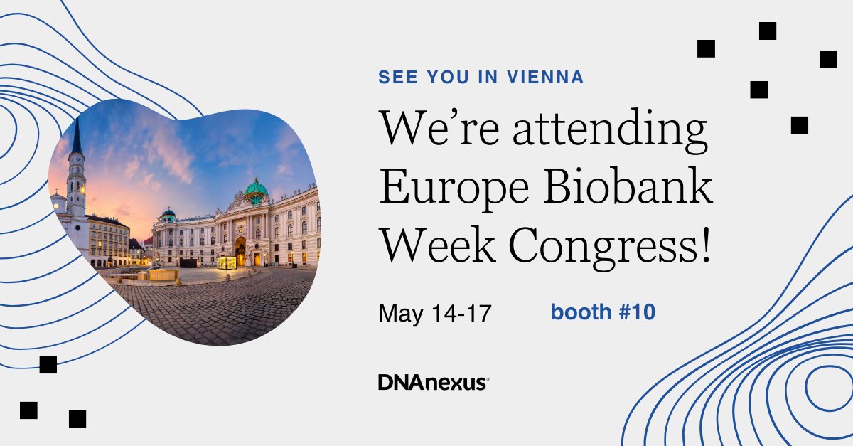If you're going to beautiful Vienna for #EBW24, we'd love to see you at Booth #10! 🇦🇹 🧬
