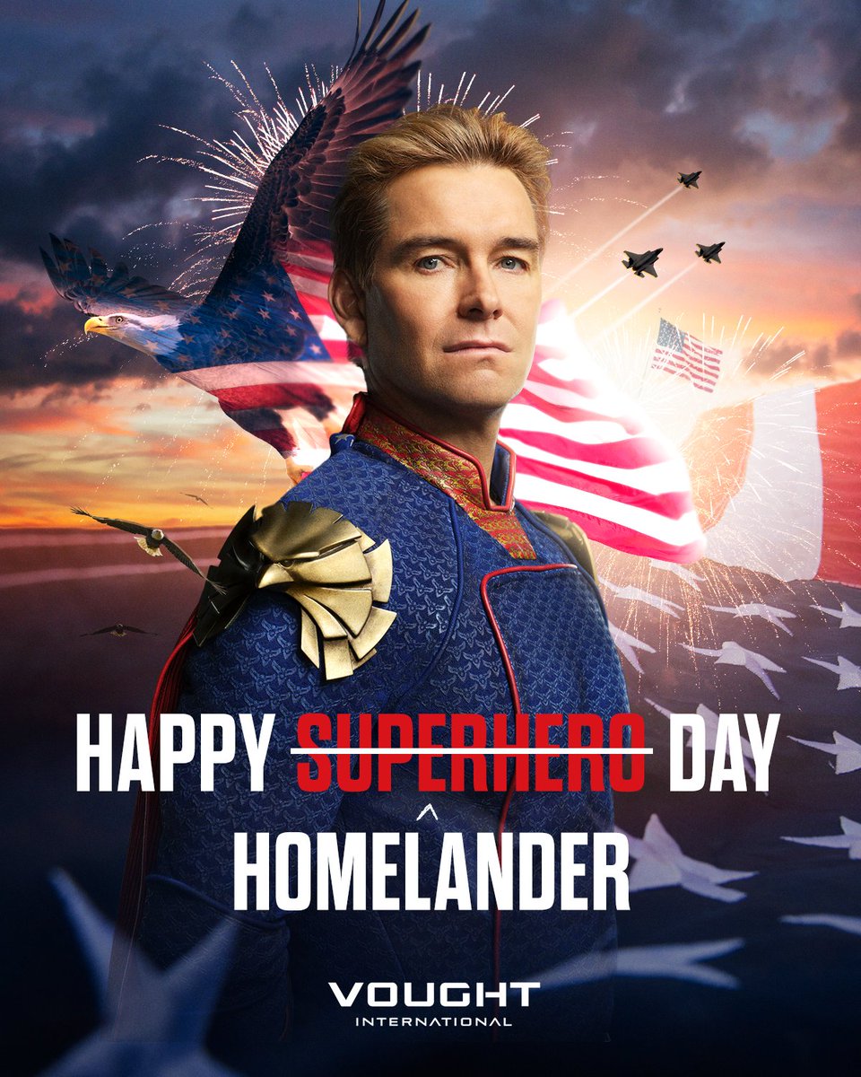This National Superhero Day, we’re celebrating someone who deserves his own day, just to himself. That’s why we’re rebranding it NATIONAL HOMELANDER DAY. Join us in thanking the strongest, smartest and most selfless hero ever!