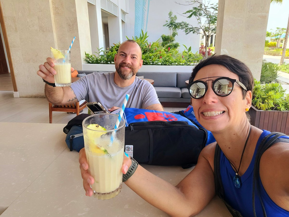 Esli82's tweet photo. #iromman703 #capcana @IRONMANtri  #swimbikerun #racecations #ironbar #GoodTimes https://t.co/TTJd1Lcukl