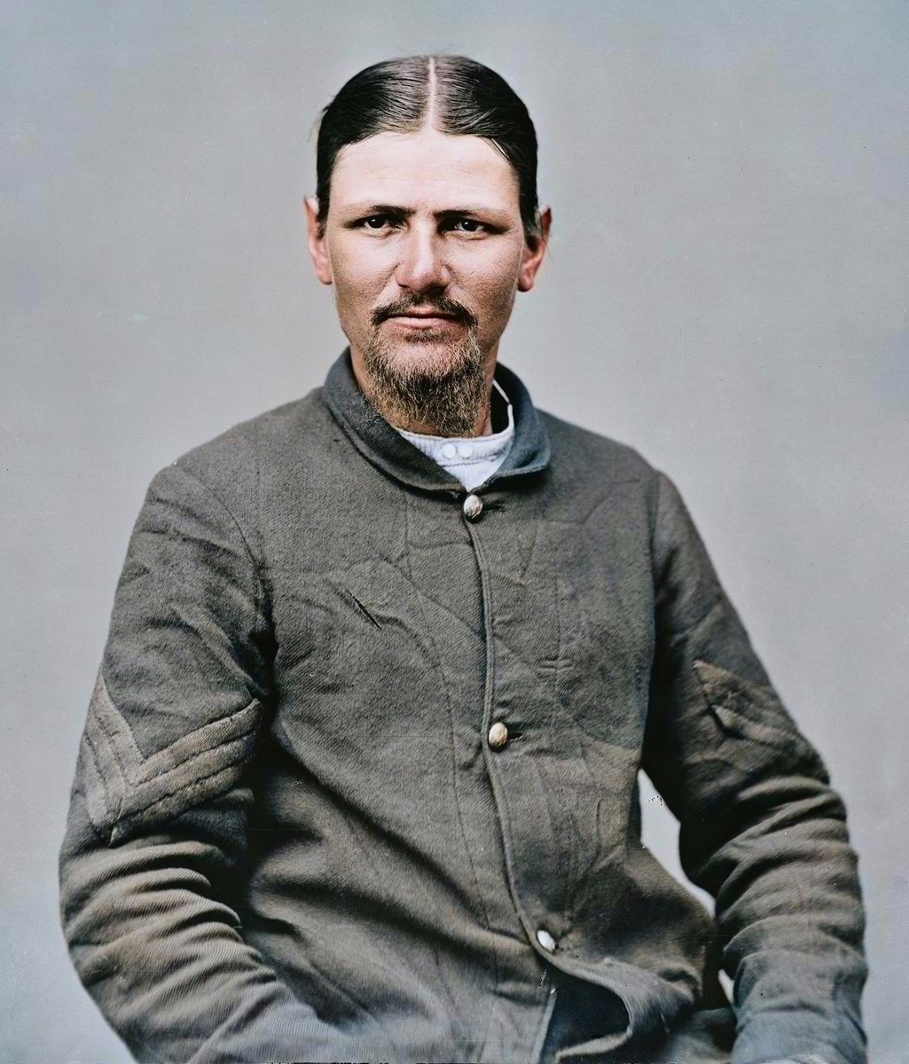 Did you know the soldier that killed John Wilkes Booth was from #TroyNY.
Image colorized and restored. 

Expanding on my earlier post, it's intriguing to note that four years before Abraham Lincoln's assassination by John Wilkes Booth, both Lincoln and Booth were in Albany on the