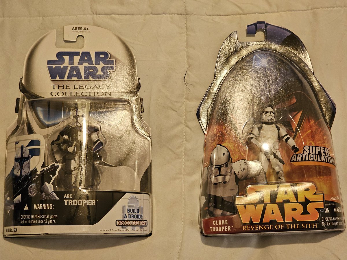 Mail call. Feels like I'm 12 years old again. 

#StarWars #AttackOfTheClones #CloneWars #RevengeOfTheSith #ARCTrooper #CloneTrooper #StarWarsTheLegacyCollection