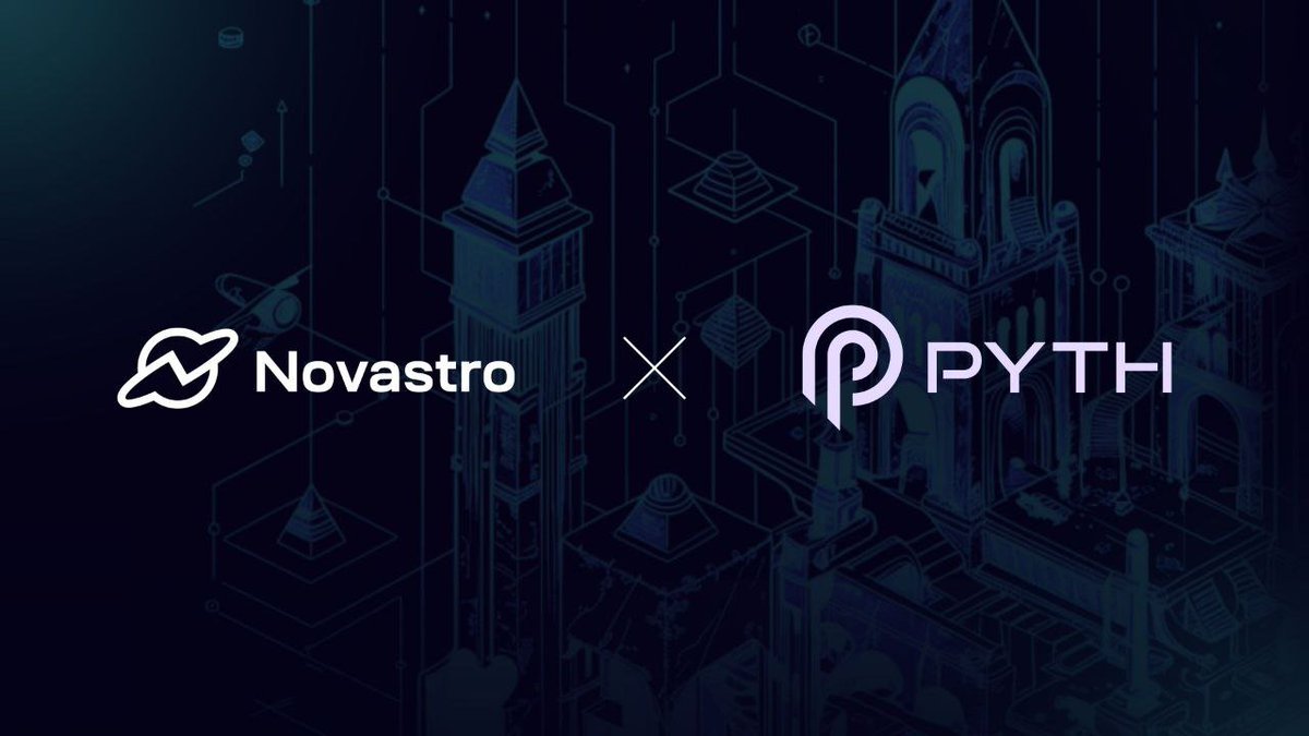 What's up fam 😍 Another great news 🚀 @Novastro_xyz just recently announced it's partnership with @PythNetwork a largest First Party Oracle Network. Congratulations for Novastro for having another partnership this is another great milestone. LFG!