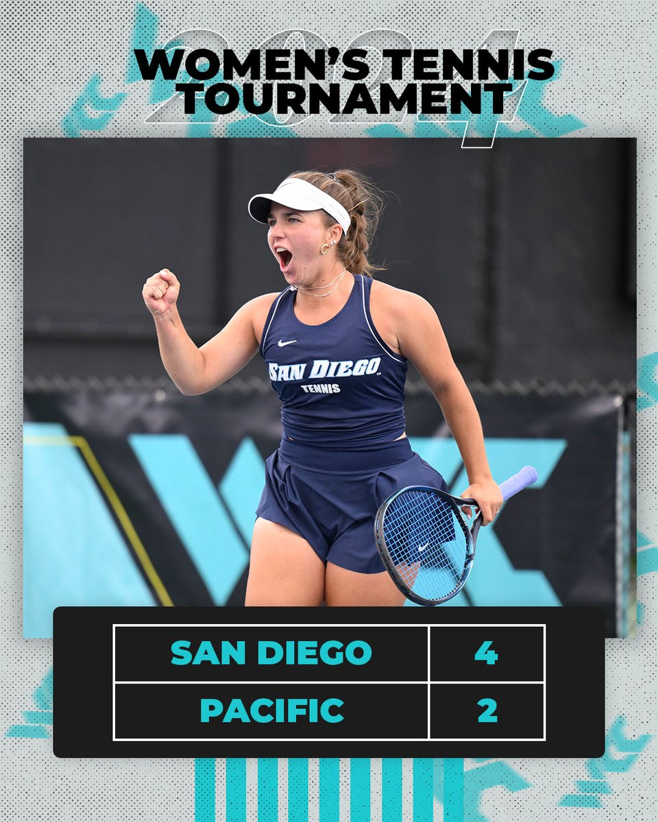 The Toreros hold off Pacific and advance to tomorrow's #WCCsports Women's 🎾 Championship🙌 @USDwtennis