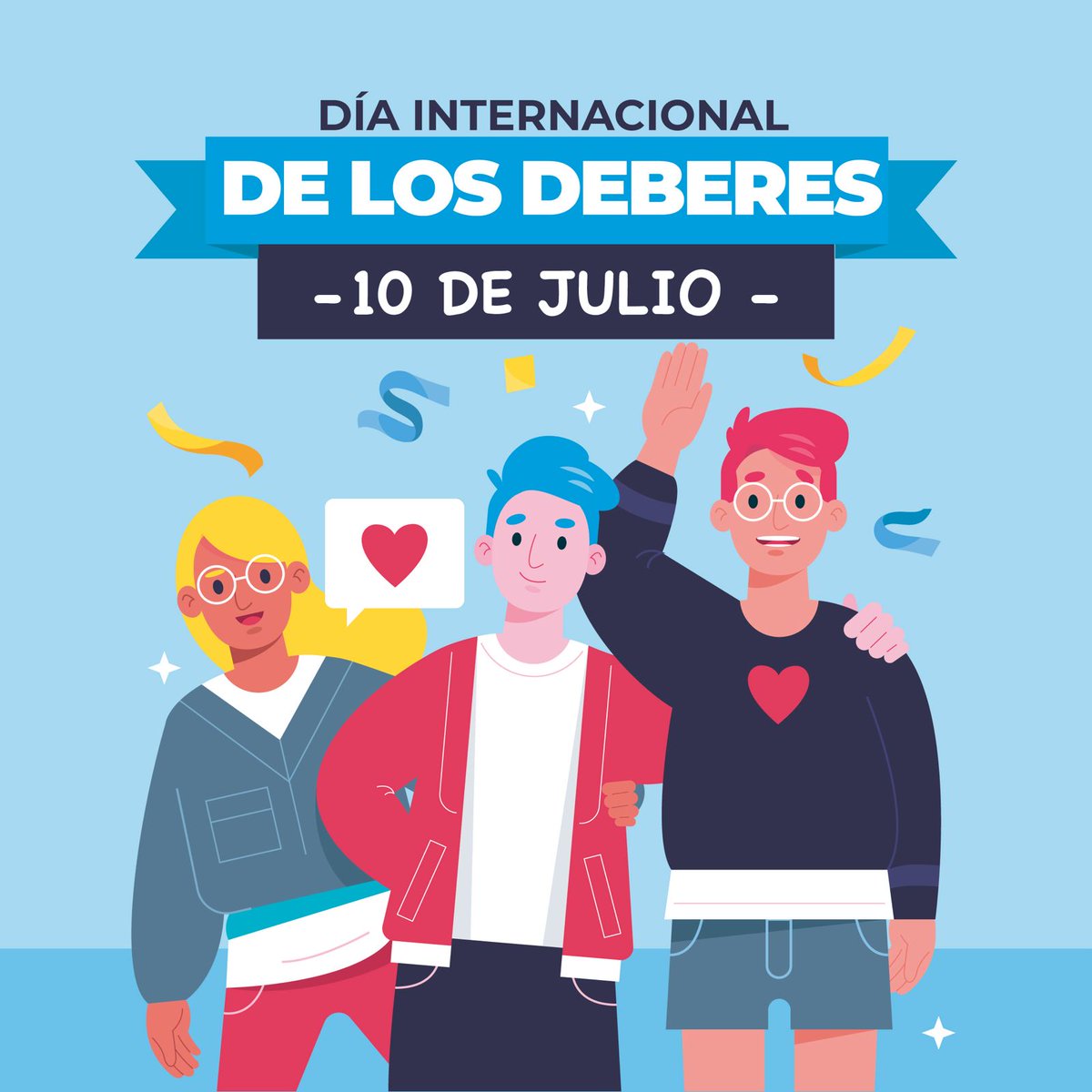 Si cada quien cumpliera su parte todos seríamos más felices. Tu Firma Importa. Apoya el Día Internacional de los Deberes. Estamos buscando 100,000 firmas para establecer un Día Internacional de los Deberes. Más allá de reconocer nuestros derechos, es crucial promover también