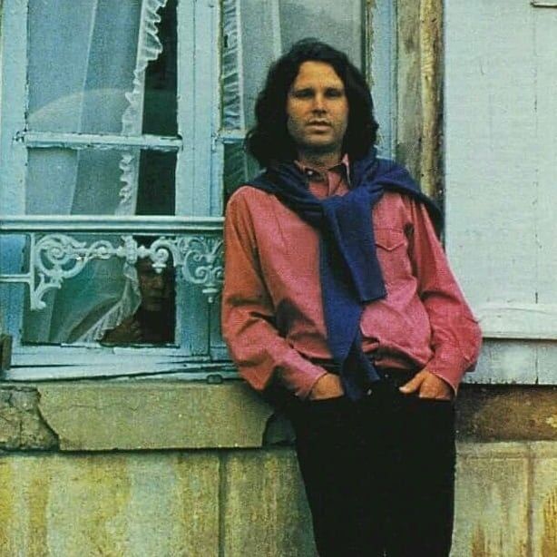 Last known photo of Jim Morrison. He was photographed by Pamela Courson on June 28, 1971.