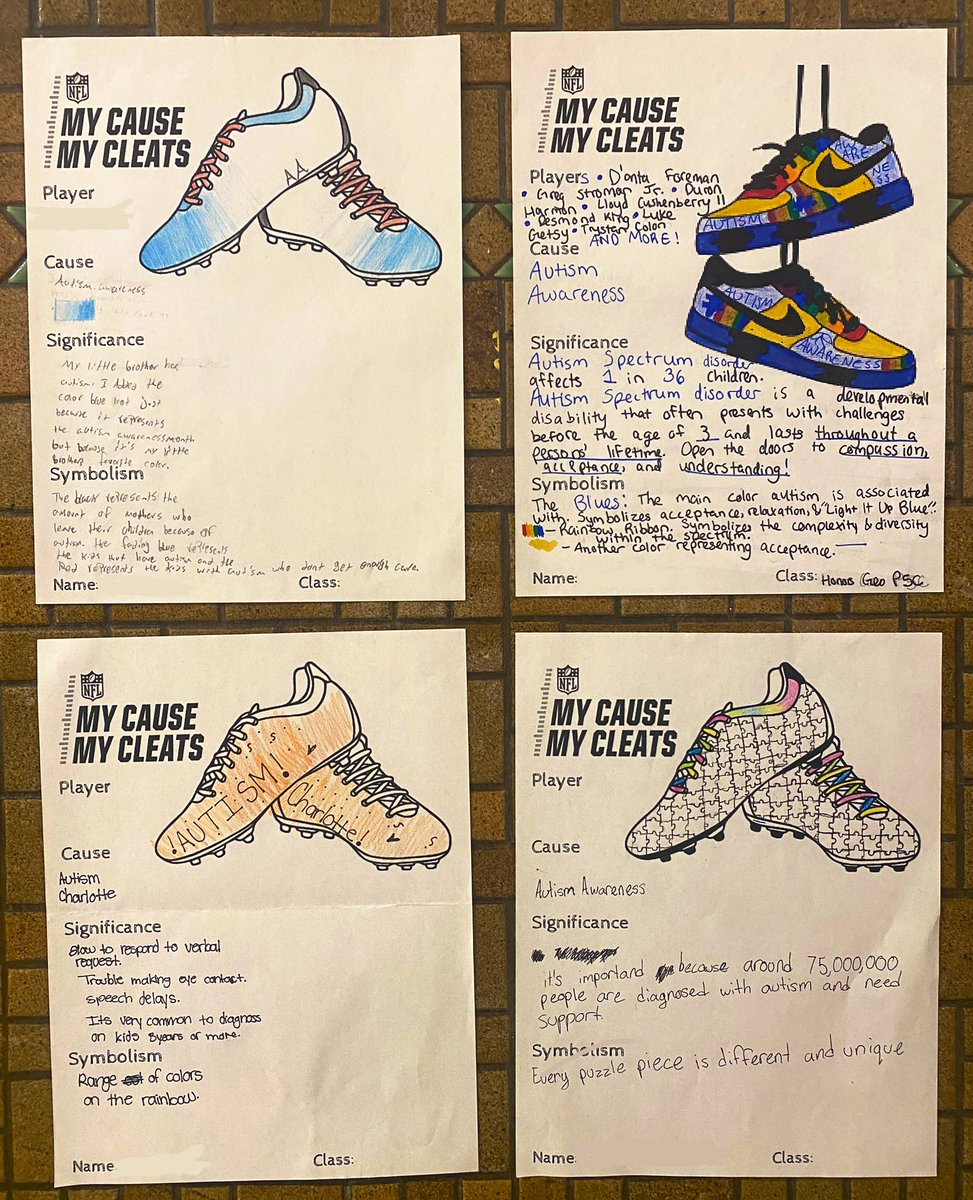 Autism Awareness: knowledge, compassion &amp; love ❤️
#itTakesAllOfUs 
<a href="/NFL/">NFL</a> <a href="/Nike/">Nike</a> <a href="/WeehawkenTSD/">Weehawken Schools</a>