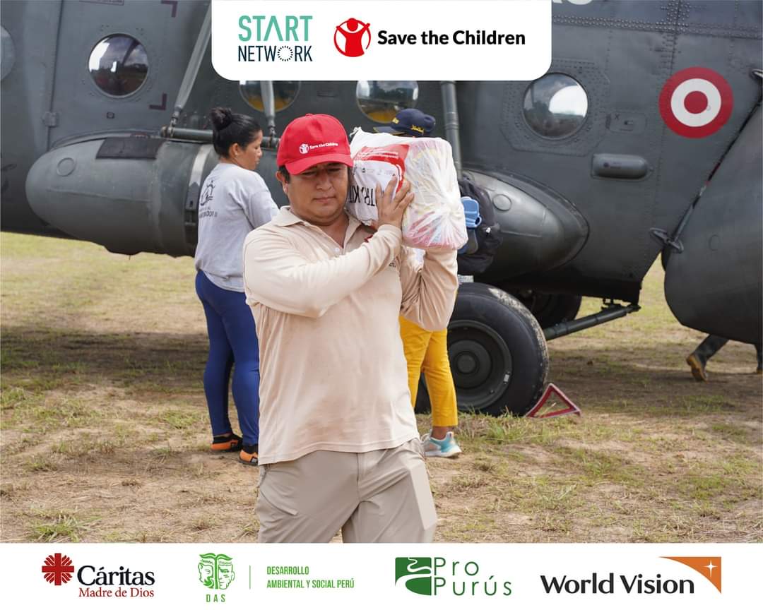 Hoy, gracias al apoyo financiero de Start Network, el primer vuelo cargado con ayuda humanitaria ha aterrizado con éxito en el distrito de Yurúa, siendo este un paso significativo en nuestro compromiso de apoyar a las comunidades nativas que enfrentan situaciones de crisis.