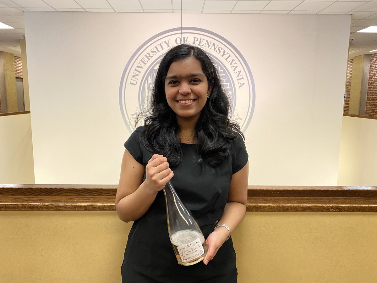 Congrats to Sai Nehete on her Master’s Thesis (M.S) defense! @PennChemistry