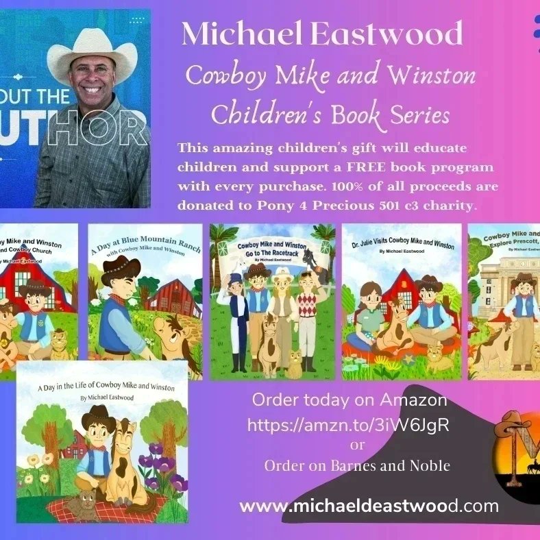 🎨 Ignite the Artistic Spirit! Explore how 'Cowboy Mike and Winston' transforms reading into a creative journey for your little one! #CreativeJourney #YoungReaders
Buy Now on Amazon amazon.com/author/michael… & Barnes and Noble! barnesandnoble.com/s/cowboy%20mik…