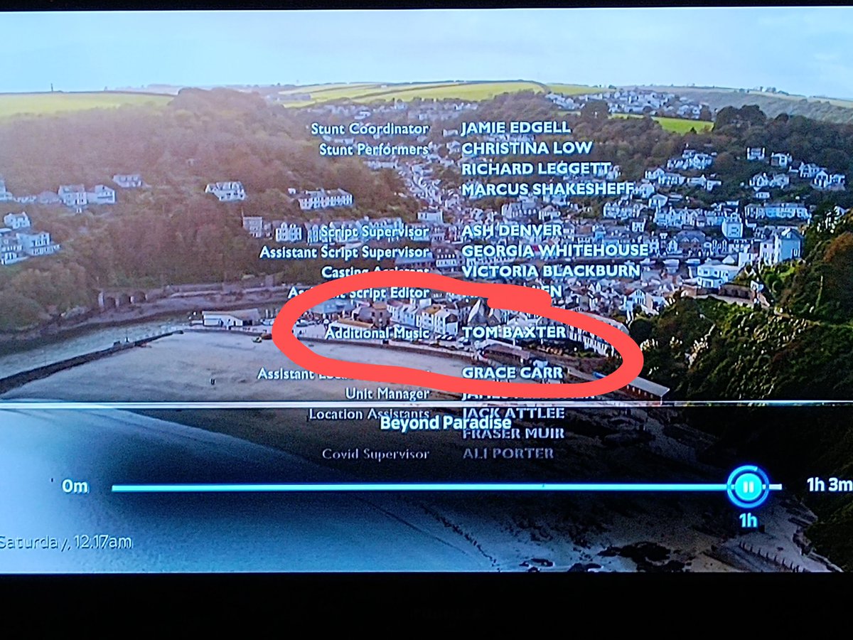 prettygurrly's tweet photo. @TomBaxterMusic look what I spotted! Tom Baxter scored Beyond Paradise on BBC1. No wonder I like the music! https://t.co/adhWm07i0t