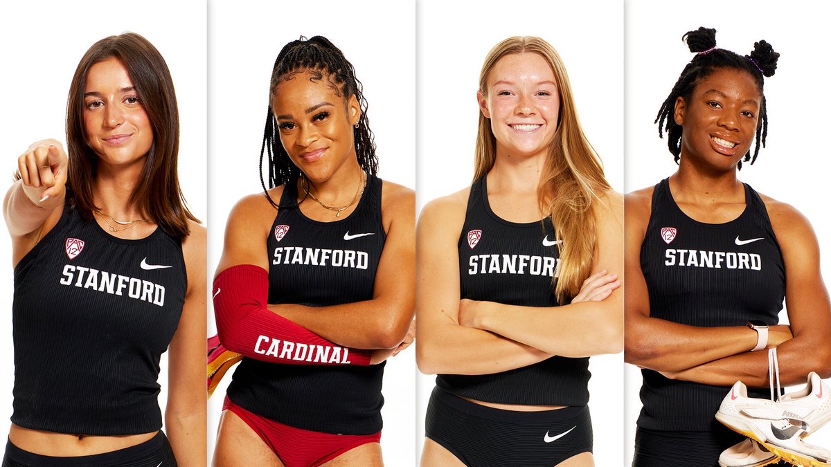 In the first running event of the Payton Jordan Invite, the Stanford team of Tess Stapleton, Cydney Wright, Teagan Zwaanstra, and Alyssa Jones won the 4x100 in 44.01 — the third-fastest time in school history! #GoStanford