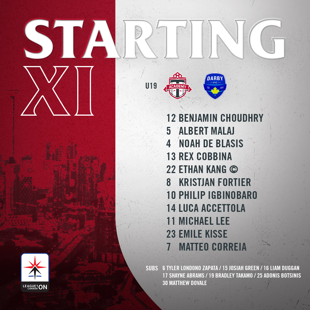 Our Starting XI for tonight! ⬇️

#L1OSteppingUp | #TFCLive