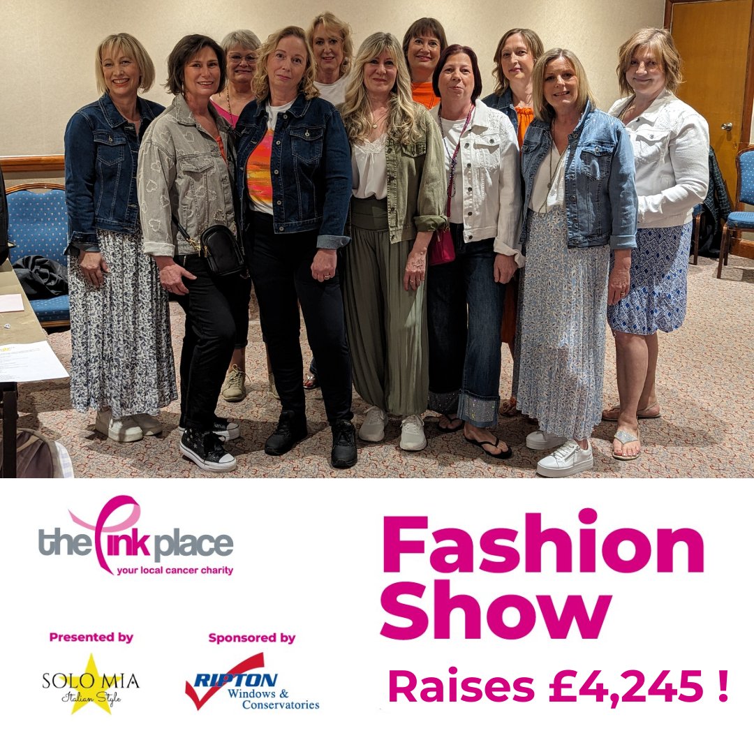 WOW! What a Night that raised an astonishing £4,245 Thanks to @Ripton_Windows who generously sponsored our event @ApolloHotelUK & our fabulous Pink Place Models who braved the cat-walk, escorted by firefighters from @Tadley12 Special thanks to our wonderful team of volunteers 👏