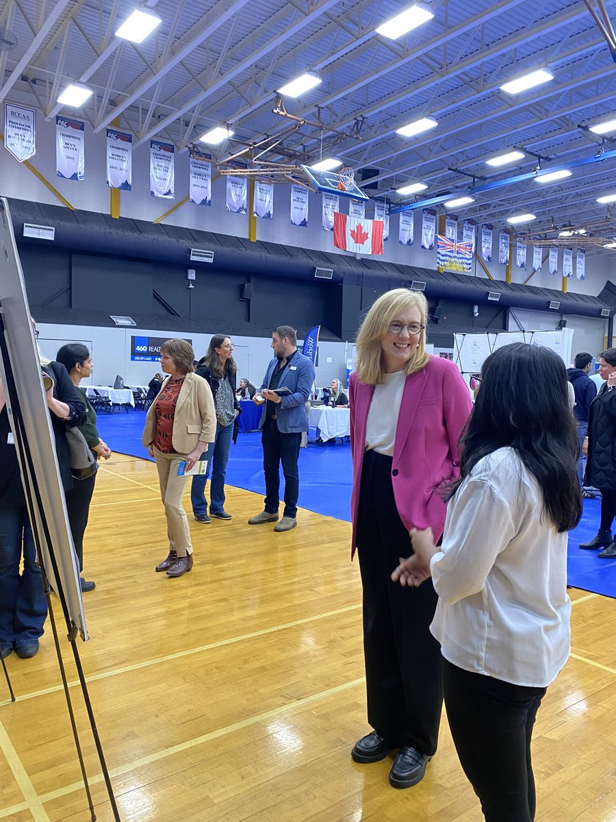 Who doesn’t love a career fair! @VIUniversity hosted one today, and it was a great opportunity to see the job options available. Thank you to Dr. Saucier for spending the time, and for letting us to present the proclamation for “Construction and Skills Trade Month” to you.