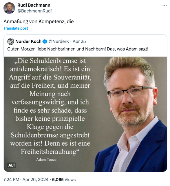 Anmaßung von Kompetenz, die