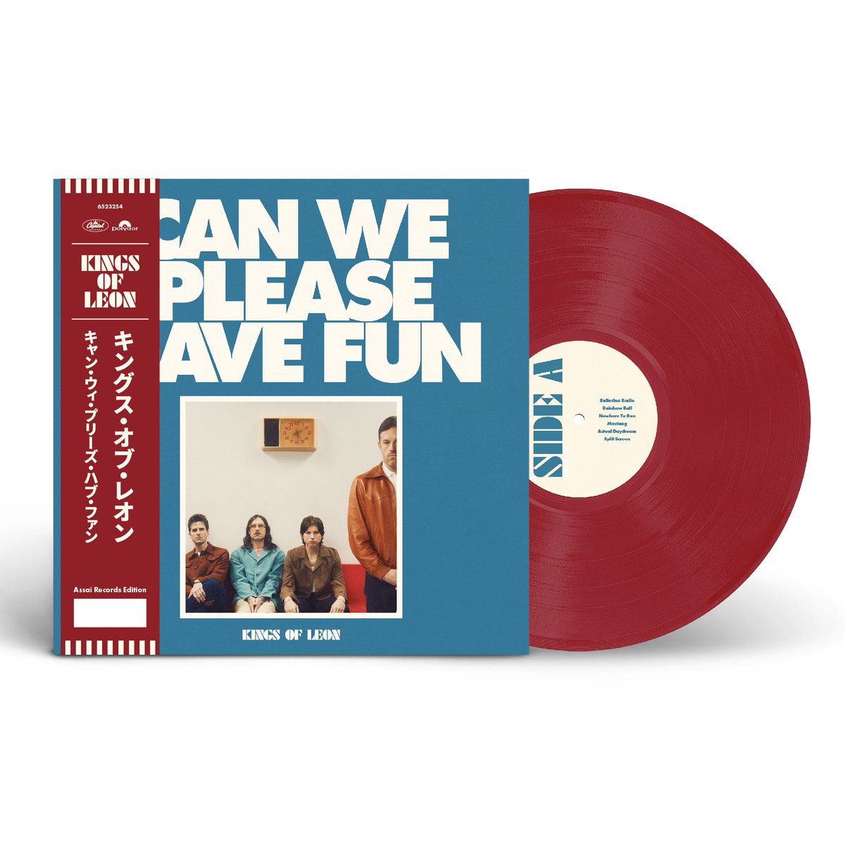 BOOM! #KINGSOFLEON OBI ANNOUNCEMENT! 📢

If you like us are enjoying the recent tunes from @KingsOfLeon, you may be pleased to know #CanWePleaseHaveFun (out May 10th)  is our latest Assai Obi Edition! 

#️⃣ Ltd. to 300

Pre-Order NOW: tinyurl.com/KOLassaiobi #kingsofleon #vinyl