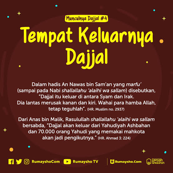 Tempat keluarnya dajjal