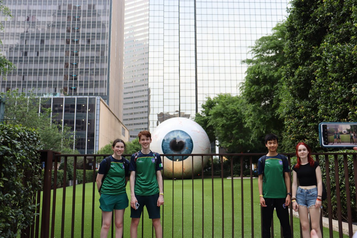 Taking in the sights of downtown Dallas during our free time 📸 @mungretcc