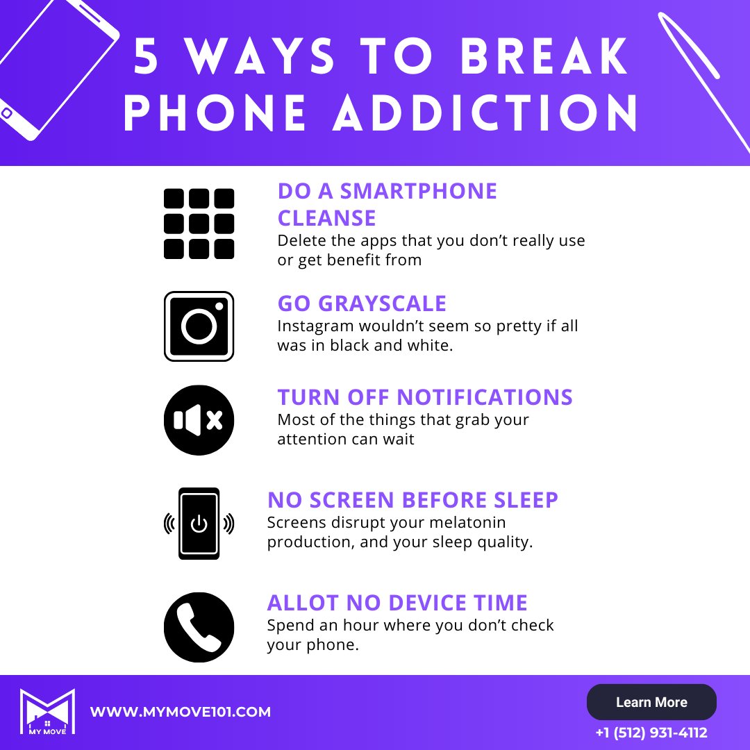 🌟 Discover 5 effective ways to fight phone addiction and regain control of your screen time! 

📵 From setting boundaries to practicing mindfulness, learn practical strategies to break free from excessive phone use. 💪

 #PhoneAddiction #DigitalDetox #SelfCare