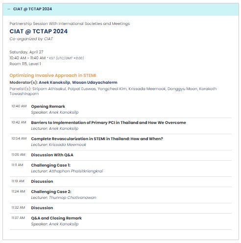 Zill_cardio's tweet photo. #TCTAP2024
❤️🔥Partnership Sessions with Int'l Societies & Meetings will be featuring :
🔶️Unresolved Challenges in TAVI
MCS in CHIP PCI
🔶️Optimizing Invasive Approach in STEMI
🔶️Imaging & Physiology
🔶️Left Main and Small Vessel Disease
#TokyoValves #TTT #CIAT
#TCTIndia https://t.co/ImYb01qGuX