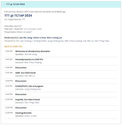 Zill_cardio's tweet photo. #TCTAP2024
❤️🔥Partnership Sessions with Int'l Societies & Meetings will be featuring :
🔶️Unresolved Challenges in TAVI
MCS in CHIP PCI
🔶️Optimizing Invasive Approach in STEMI
🔶️Imaging & Physiology
🔶️Left Main and Small Vessel Disease
#TokyoValves #TTT #CIAT
#TCTIndia https://t.co/ImYb01qGuX