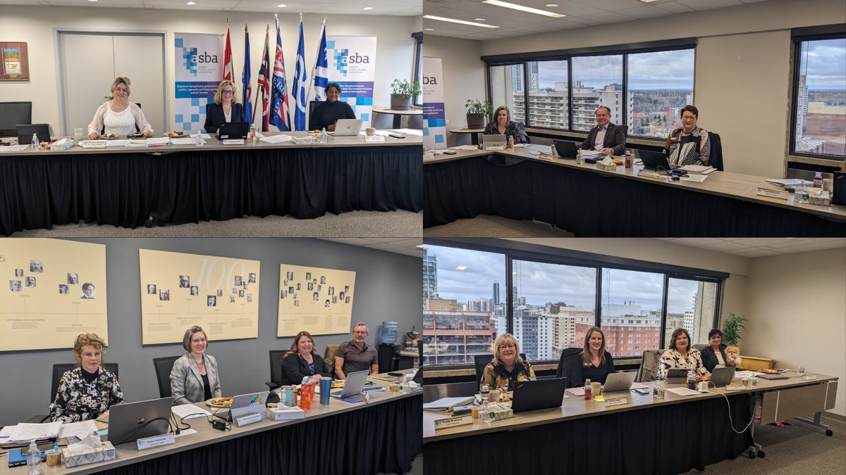 ASBA's Board of Directors met today for their regular meeting to prepare for the Spring General Meeting and discuss other emerging items in support of member boards. We look forward to connecting with everyone at the SGM in June. #abed #abtrustees