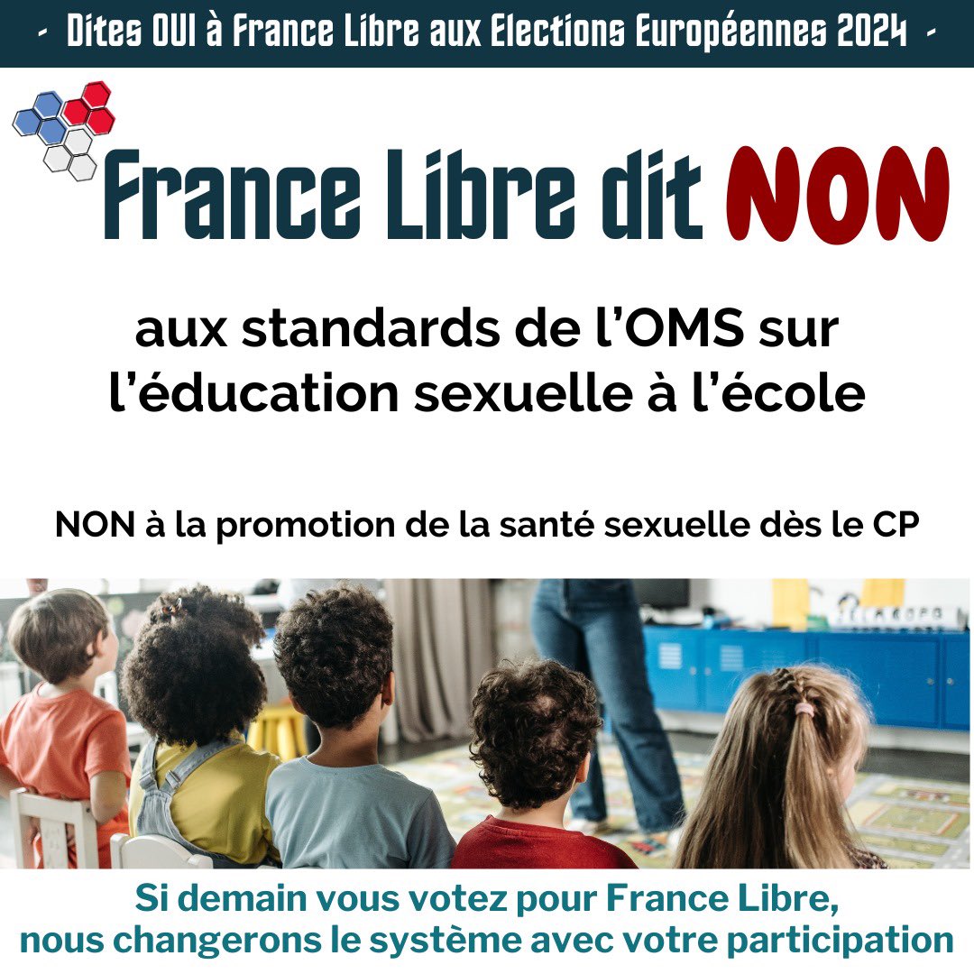 #protectiondelenfance #wokisme #education #Elections2024 #francelibre