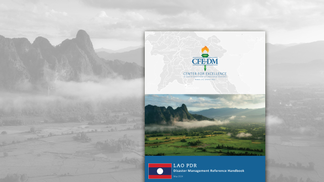CFE-DM's updated Laos Disaster Management Reference Handbook is available! It provides a baseline of understanding of factors that influence disaster management in the country. cfe-dmha.org/Publications/D…