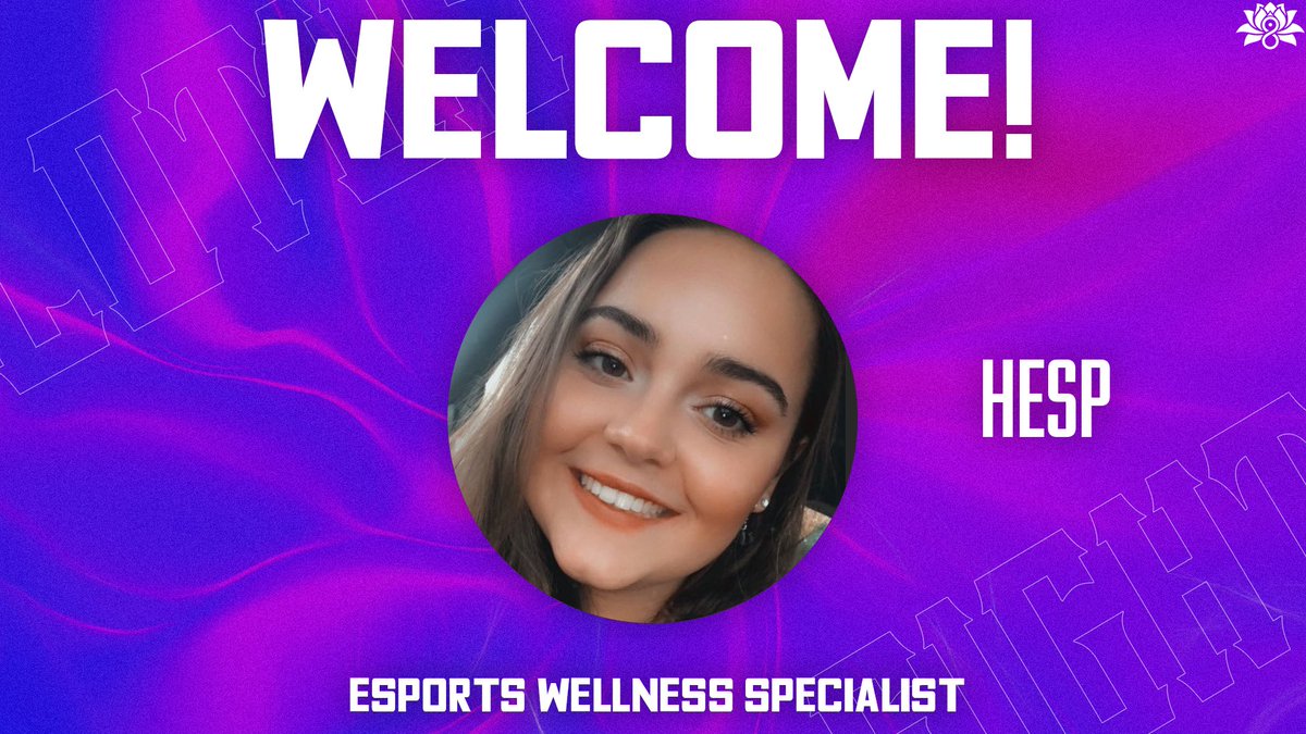 Please give a warm welcome to our Esports Wellness Specialist, @hespgaming! Her expertise will provide even more value to our PMM program and our Academy program. We are very excited to begin working with her!